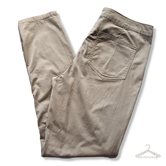Country Road Pants - Country Road Size 10 Light Tan Cotton Skinny Casual Pants